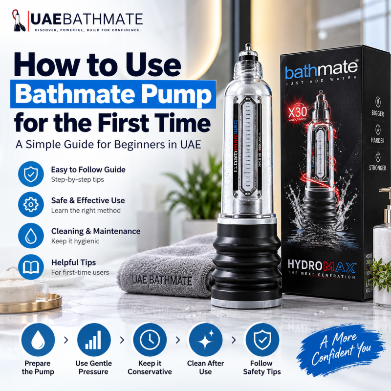 How to use Bathmate pump for the first time in UAE